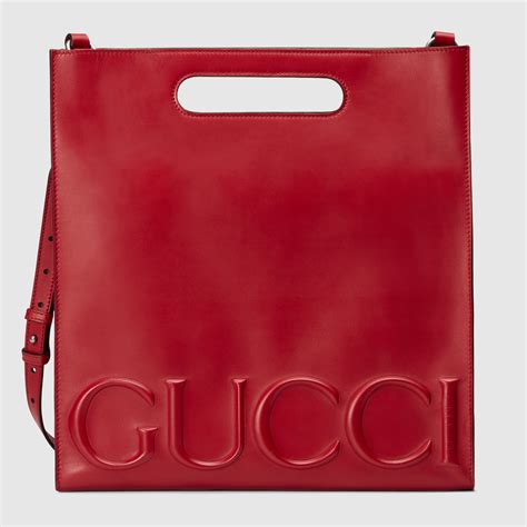 gucci xl embossed crossbody|Gucci tote bag.